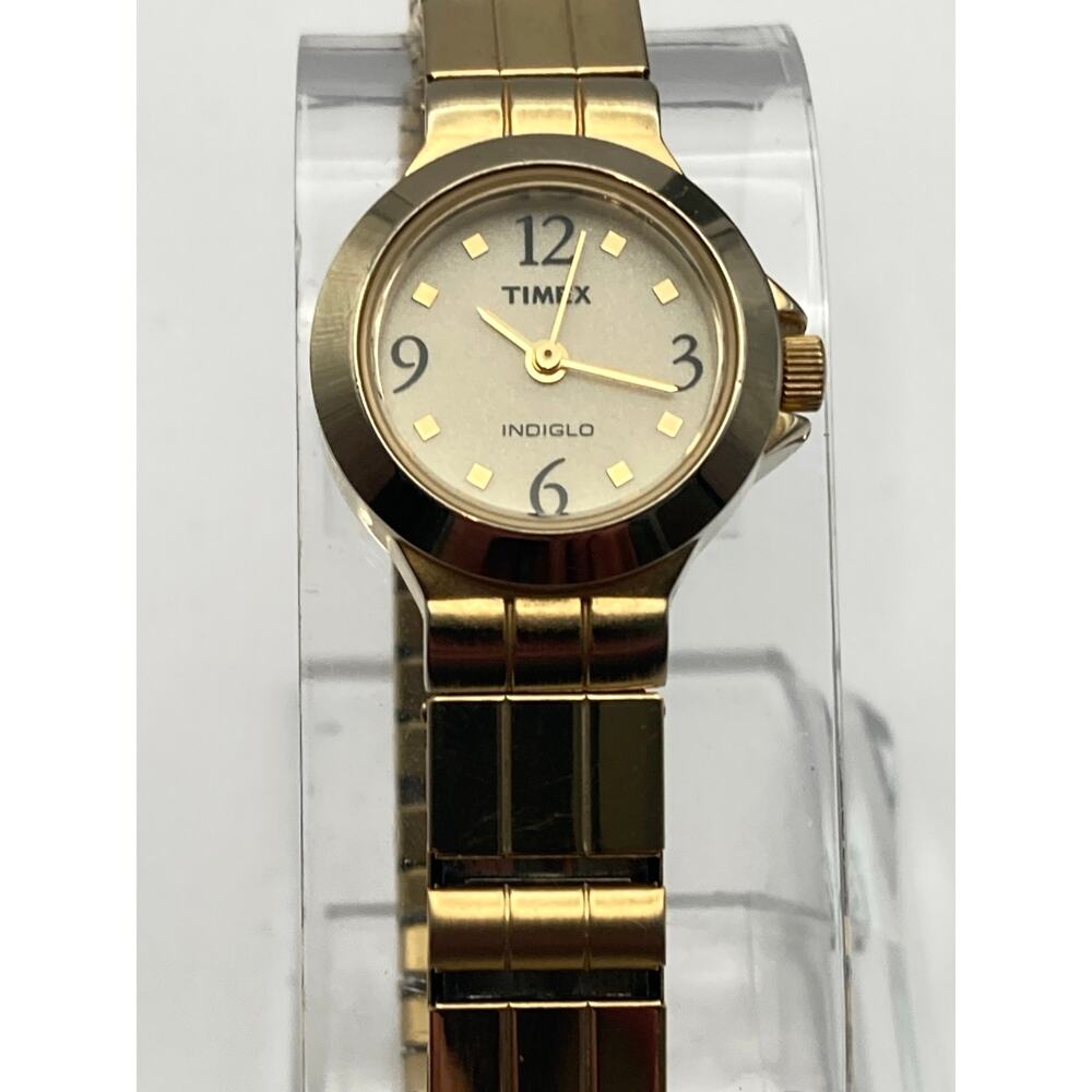 Timex Indiglo Women's Bracelet Watch 21mm - New Battery - 30m Water Resistant